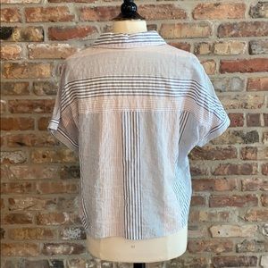 Madewell short sleeved button down.